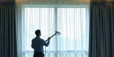 Commercial curtain stain removal service mollongghip-vic hotels offices restaurants