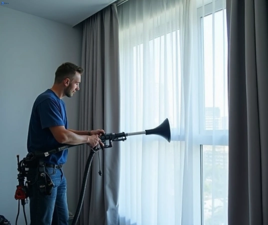 Professional commercial curtain cleaning process equipment Matty Curtain Cleaning mollongghip-vic